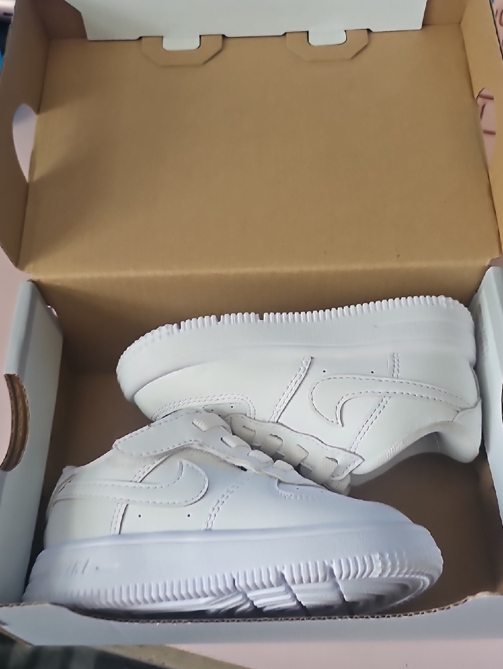 Nike Kids White Low-Top Sneakers